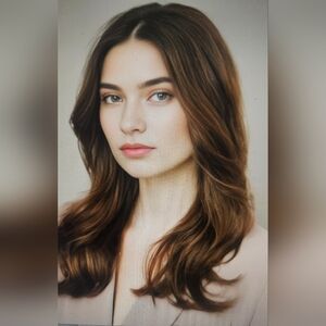 Chocolate Brown Cocoa Swirl Wavy Synthetic Lace Front Wig